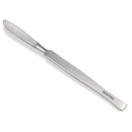 Profi Hornhautschaber Stumpfes Skalpell Creme-Schaber aus rostfreiem Edelstahl Hornhautentferner Pediküre Schaber zur sanften Entfernung der Hornhaut für die Fußpflege 17 cm (Modell 3)