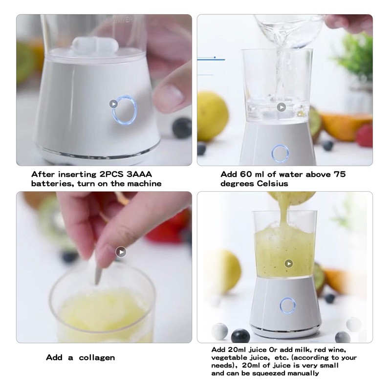 Facial Mask Machine DIY Natural Fruit Vegetable Facial Mask Making