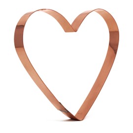 Large Heart Cookie Cutter - Copper, 5.5 x 5 in Made in USA - Handcrafted Heart Gifts for Bakers and Valentines Baking