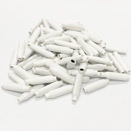 Low Voltage Wire B Connectors Dry Silicone Crimp Bean Type Cable Splice Fits for Telephone Alarm Networking System,1000 PCS (White)