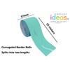 Bright Ideas Corrugated Border Roll for School Displays, Bright Blue,