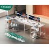 AODK 53 Inch L Shaped Computer Desk with Drawers, Corner