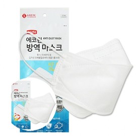 Large KF94 Droplet Blocking Mask Public Transport Mask 4ea