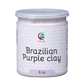 Brazilian Purple clay 8oz | Soap Making Clay | Natural Purple Clay Powder for Soap Making | by Yogi's Gift ®