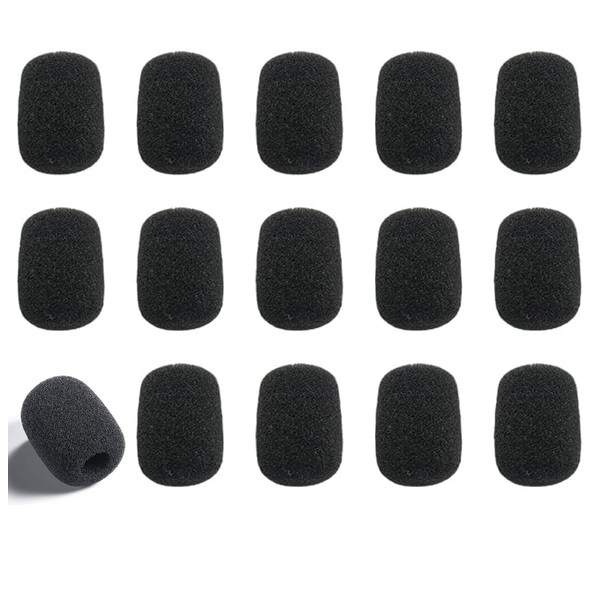 Taicols Pack of 15 Foam Microphonets, Mini Microphonets, Meeting Room,