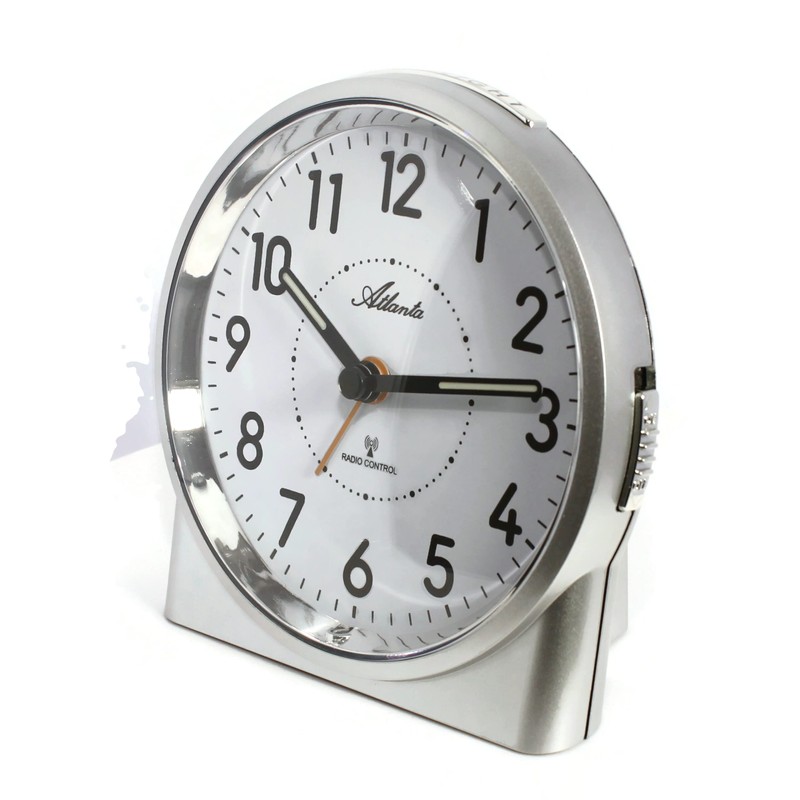 Atlanta Large Radio Alarm Clock Analogue Light Snooze Crescendo Numbers