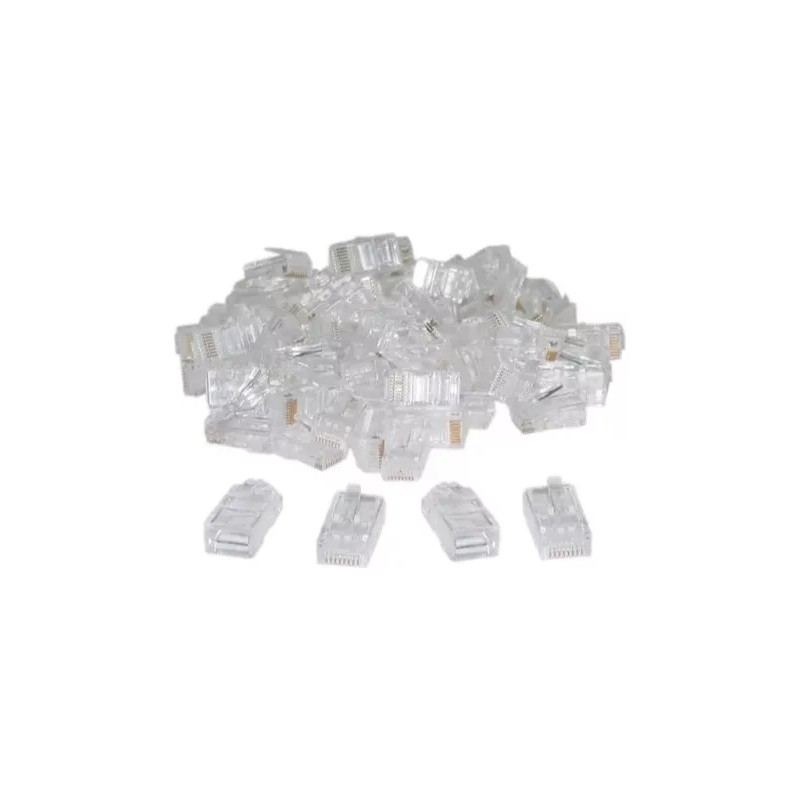 EGTMA 100 Piezas Plug Conector Cable Red Internet Utp Cat