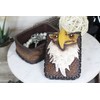 American Bald Eagle Head And Feathers Prints Decorative Jewelry Box