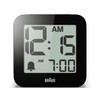 Braun BC25WP Digital Alarm Clock with Voice Output, Snooze, Positive