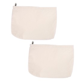 TOVINANNA 2Pcs Travel Makeup Bag Pouch Soft Zipper Cosmetic Organizer for Toiletries Skincare Compact Stylish Toiletry Storage Bags for Women for Daily Use Travel