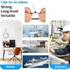 300 Pcs Cable Zip Ties Heavy Duty, Tie Wraps 4+8+12