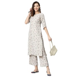 Cotton Straight Printed Kurta Suit Set