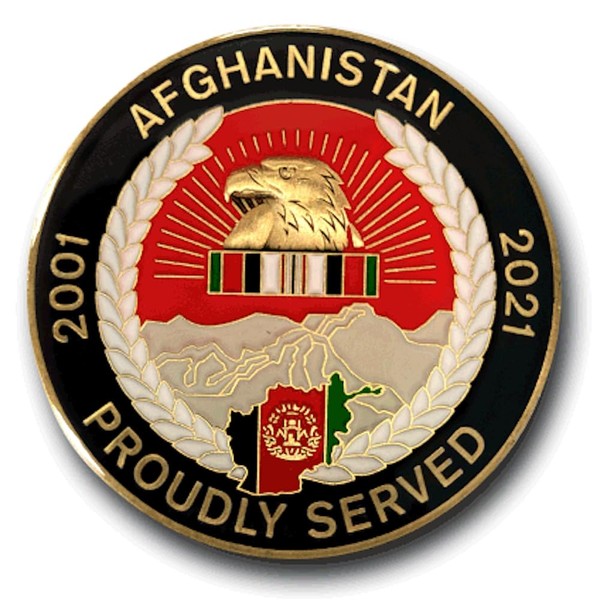 US Army Judge Advocate General Afghanistan Service Challenge Coin