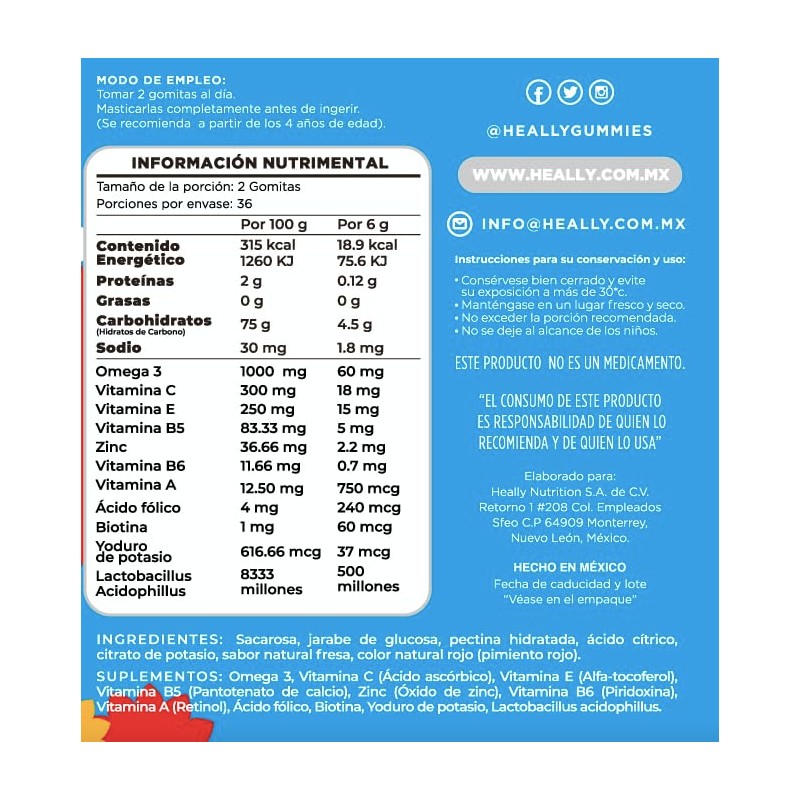 Multivitamnico para Nios, Gomitas, Para un Mejor Desarrollo, Sabor Naranja