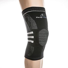 Body-Plus Knee Brace Compression Sleeve - Professional Anti Slip Unisex Knee Support for Men Women - Knee Braces with Patella Gel Pad for Arthritis Pain, Running, Sports, Joint Pain, Meniscus Tear.