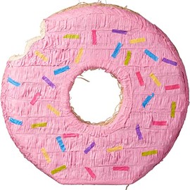 YA OTTA PINATA Pink Donut Pinata 18 1/2" x 3 1/2"