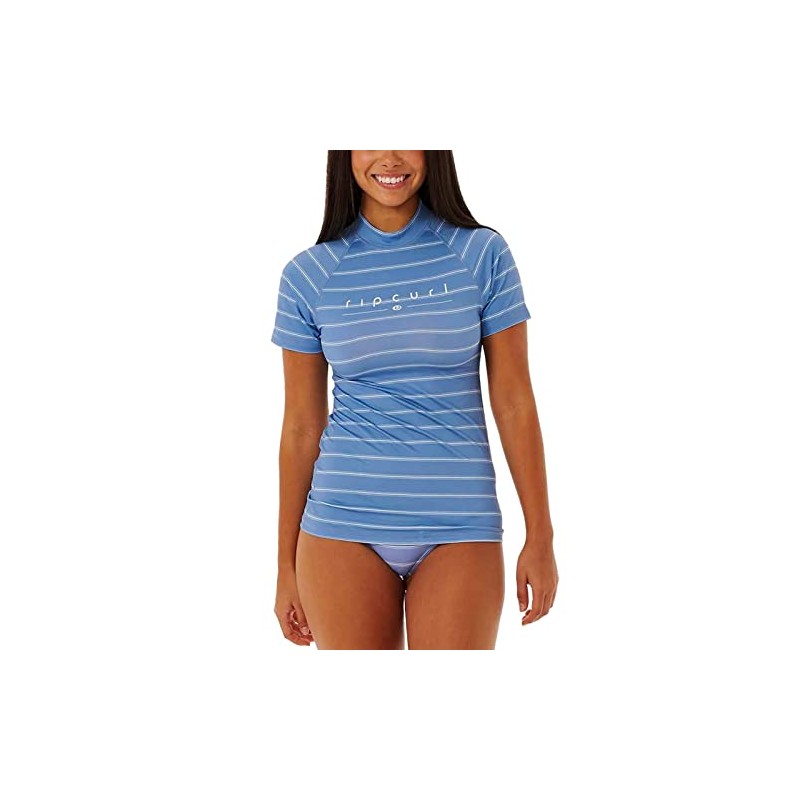 RIP CURL Womens Golden Rays Short Sleeve UV Rash Vest