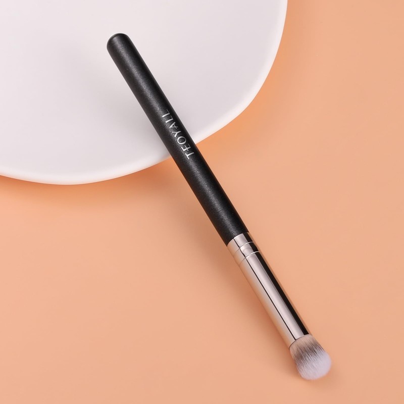 TEOYALL Eyeshadow Blending Brush, Soft Dense Synthetic Bristles Crease Brush