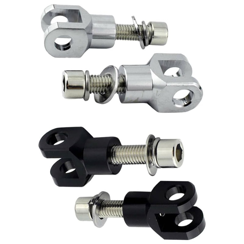 Riloer 2x Footrest Support Mount Clevis Compatible with Harley Most
