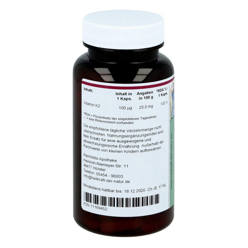 Vitamin K2 100 µg MK7 Kapseln