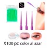Mafab Kit De Aplicación Extensiones De Pestañas Colores Al Azar