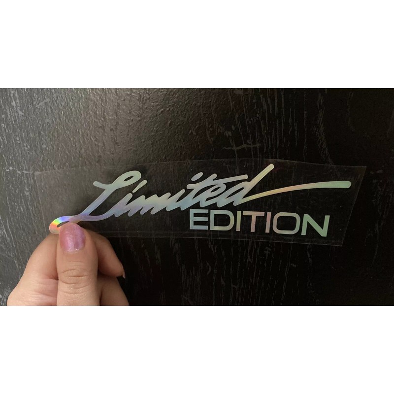 Laser Limited Edition Laser Cut Decal Sticker - Reflective/Mul