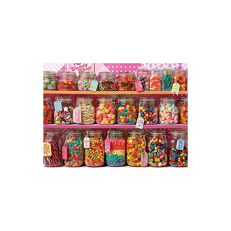Cobble Hill 350 Piece Puzzle - Candy Counter FAMILY Pieces