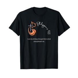 Empowering Philippians 4:13 Design Strength in Christ, T-Shirt