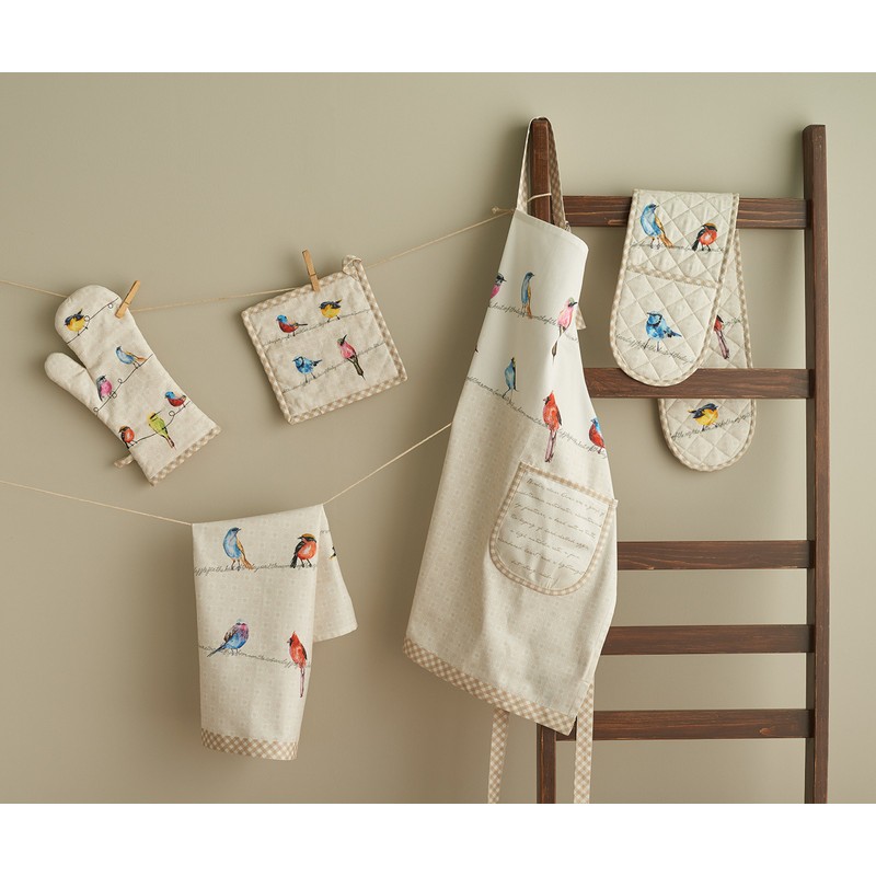 Maison d' Hermine Birdies On Wire 100% Cotton Pot Holder,