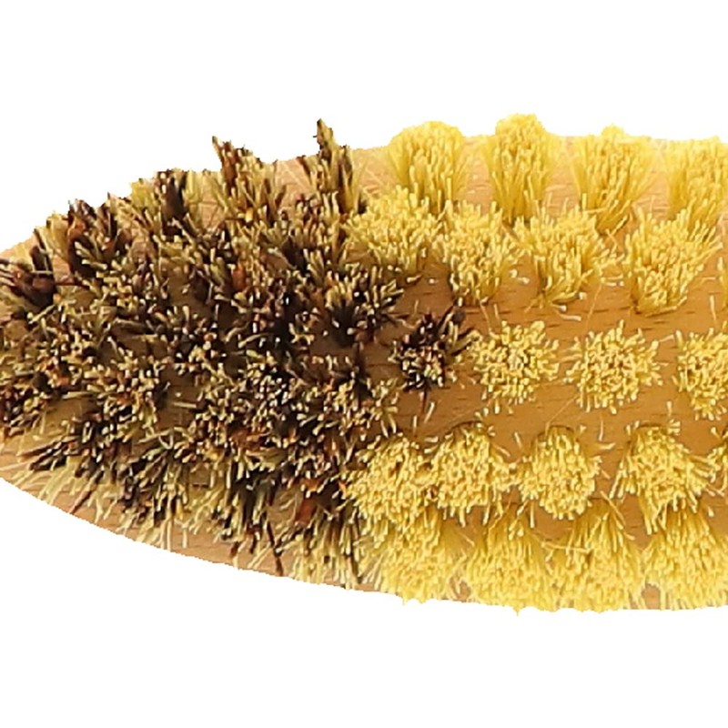 Vegetable brush, brush made of wood and Fibre