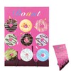 Pink Wood Donut Wall Display Stand Reusable Doughnut Board Holder