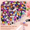 BELLEBOOST Nail Art Rhinestone Glue Gel&2 Boxes Flatback Gems Kit,