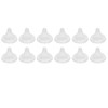 14Pcs Baby Bottle Nipple Silicone Soft Odorless Easy Cleaning Accessory