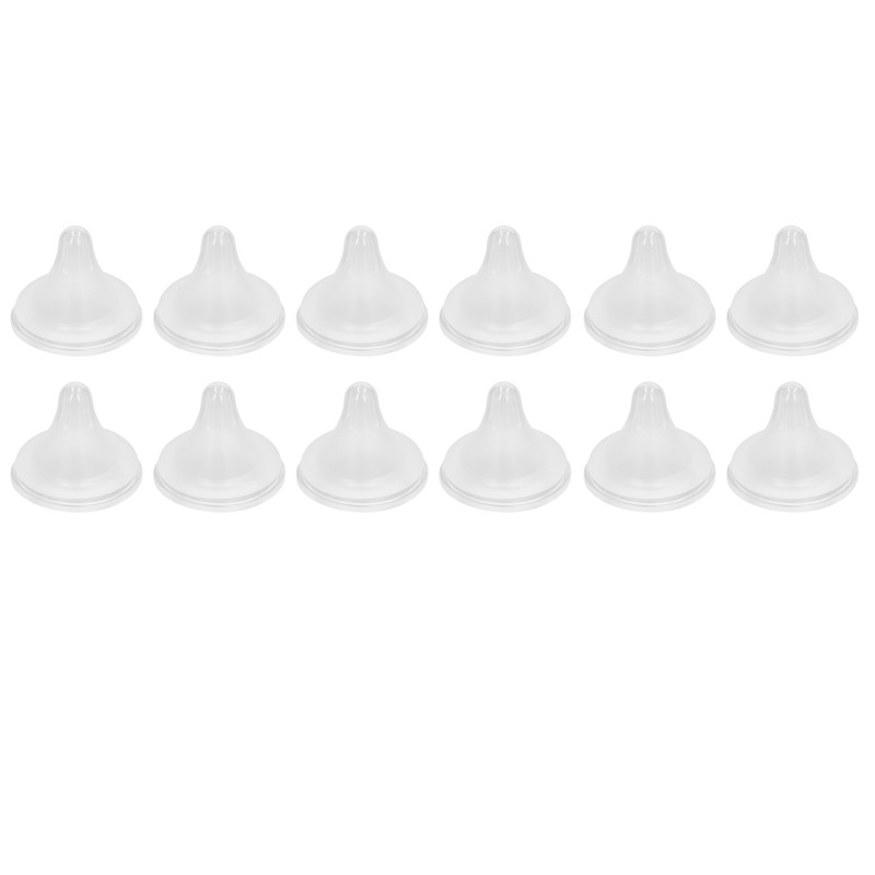 14Pcs Baby Bottle Nipple Silicone Soft Odorless Easy Cleaning Accessory