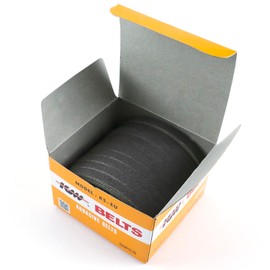 Blooy - 50PCS KS-EU Abrasive Belts Fit KM/Eastman/DAYANG 5 inch Straight Cutting Machine Sharpening Band Medium Grit 100