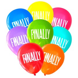 Finally Balloons (16 pcs) by Nerdy Words (Assorted)