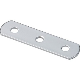 TRUSCO(トラスコ) ジョイント金具19型フラット クロム 長さ75 穴数3 TK19-F3C