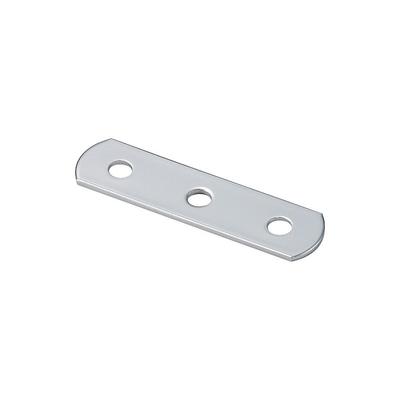 TRUSCO(トラスコ) ジョイント金具19型フラット クロム 長さ75 穴数3 TK19-F3C