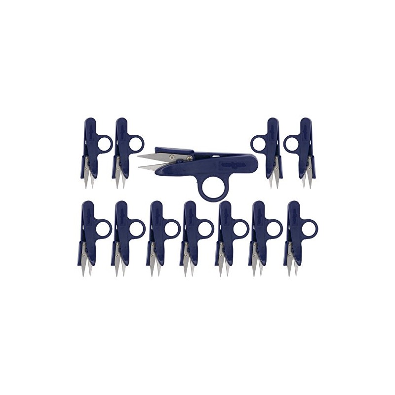 Golden Eagle Sharp Point Quick-Clip Lightweight Thread Snippers (12 Piece