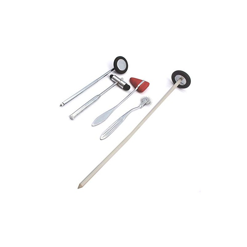 AAPROTOOLS 5 PCS NEUROLOGICAL Diagnostic Hammer PIN Wheel Set A+
