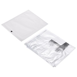 PATIKIL Universal Luggage Protector with Fastener 22 Inch, Portable Clear PVC Antistatic Waterproof Dust Cover for Suitcase, Transparent