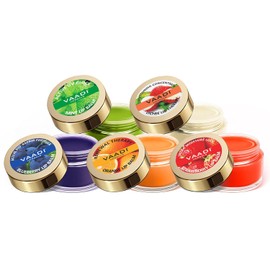 Vaadi Herbals Bálsamos labiales surtidos, 0.35 oz (paquete de 5)