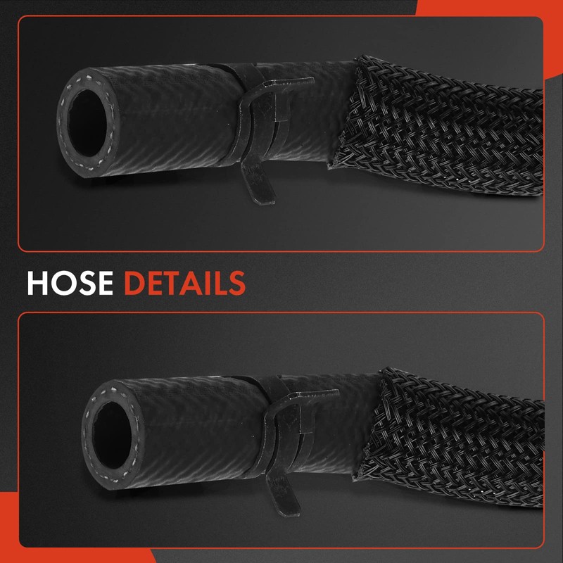 A-Premium Engine Oil Cooler Line Hose Assembly Compatible with Ford