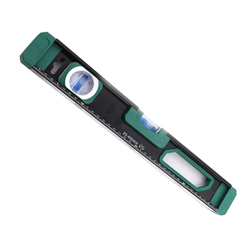 Magnetic Level Ruler with Scale Aluminum Alloy Horizontal Bubble Gauge