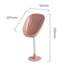 dancepandas Pack of 3 Soap Dish with Drain Soap Holder