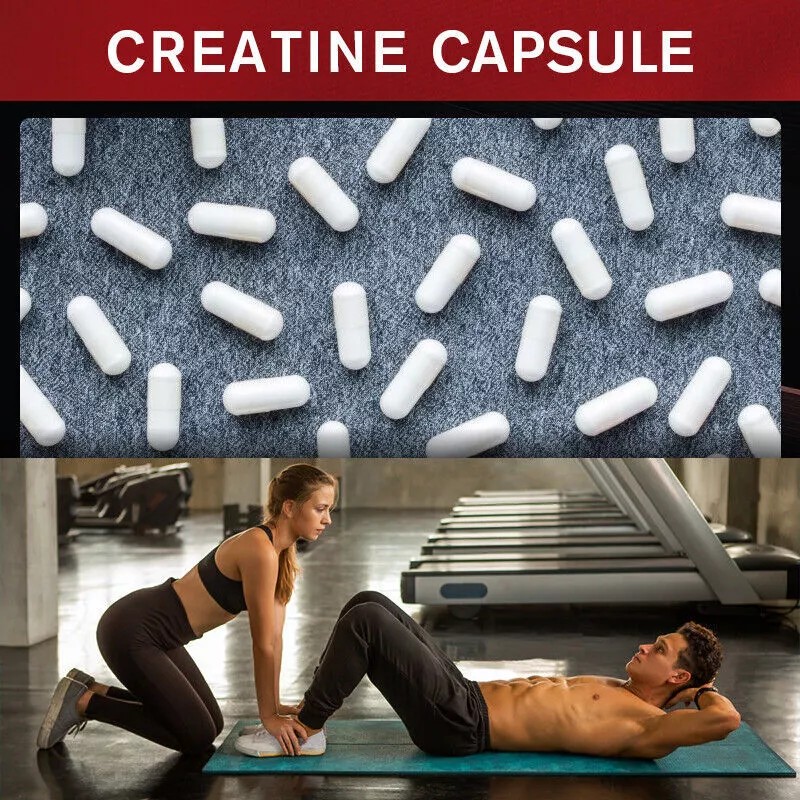 CREATINE Monohydrate Pills 3500mg Per Serving Muscle Growth Building Supplement