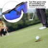 Ball Finder Glasses PC Blue Sport Finding Sunglasses with Storage