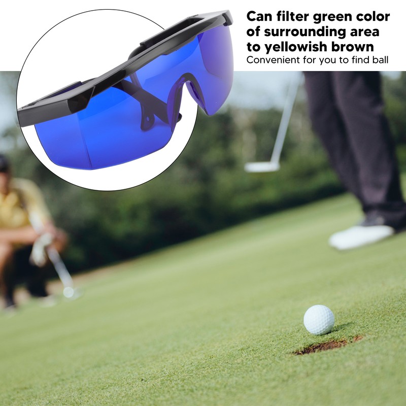 Ball Finder Glasses PC Blue Sport Finding Sunglasses with Storage
