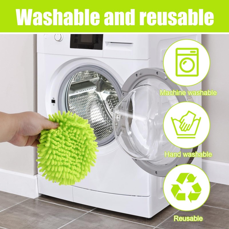 2pcs Mop Replace Head for Ocedar, Chenille Mop Refills Spin