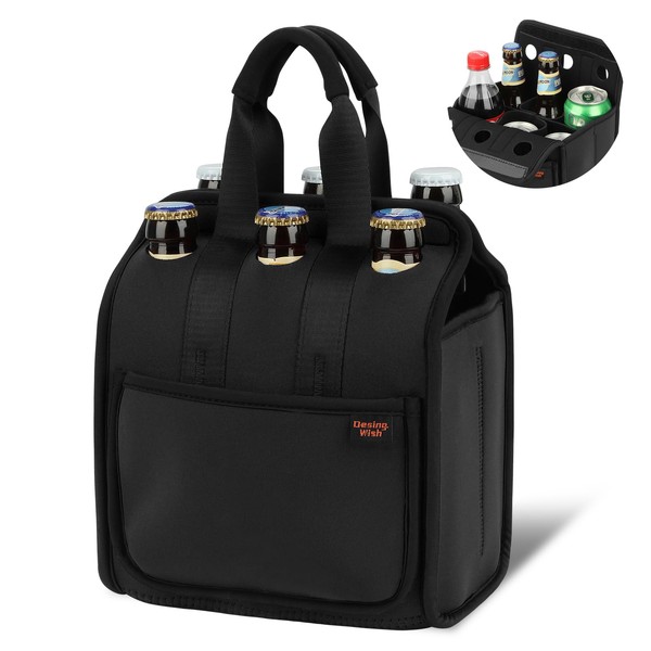 Desing Wish Neoprene Drinks Bottle Tote Bag Insulated Drinks Can